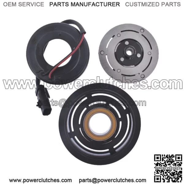 For 1994 1995 1997-2001 Dodge Ram 1500 5.9L AC Compressor Clutch Kit Pulley Coil - Image 2