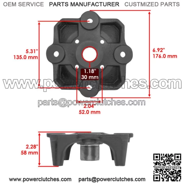 705502122 Wheel Hub For Can-Am Maverick X3 Max  2017-2018 Front Or Rear - Image 2