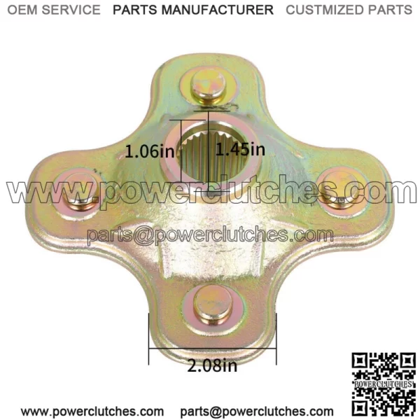 1993-1999 Rear Wheel Axle Hub For Yamaha KODIAK 400 YFM400FW 4X4 NEW - Image 2
