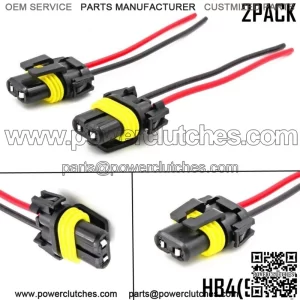 9006 Wiring harness adapter socket connector plug (for: more than one vehicle)