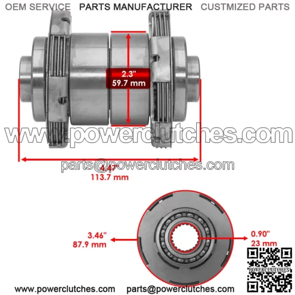 Front Differential Hub for Polaris Sportsman X2 700 EFI 2008 - Image 2