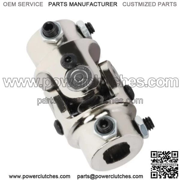 U-joint steering coupling, chrome plated single shaft U-joint 3/4" DD X 3/4" DD 5pcs - Image 4