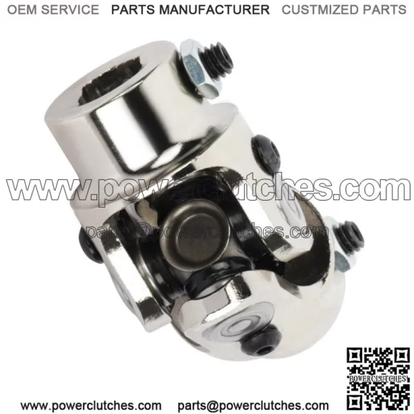 U-joint steering coupling, chrome plated single shaft U-joint 3/4" DD X 3/4" DD 5pcs - Image 5