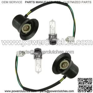 2X Headlight Socket and Bulb for Yamaha RHINO 660 YXR660F 4X4 2006