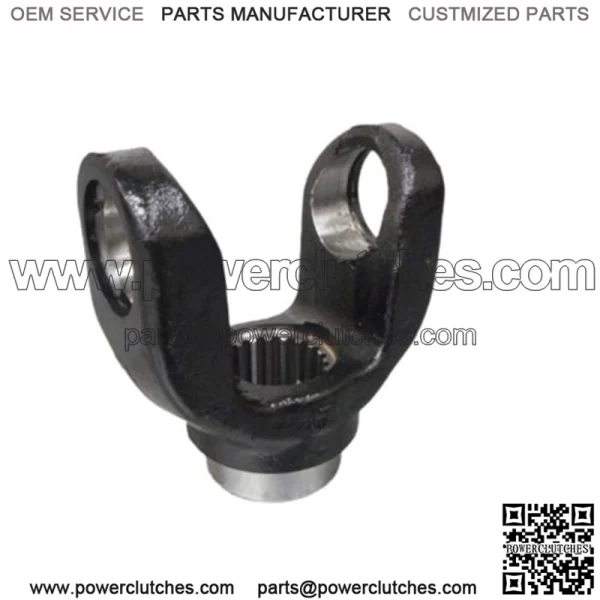 Painted clamp 20 spline gearbox side partially machined 1000 rear drive shaft
