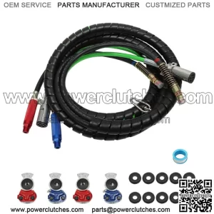 3-in-1 Air Hose Kit and 4 Air Hose Couplings (15ft)
