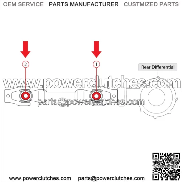 U-Joint for Can-Am Outlander / Max 450 500 570 650 850 1000 2015-2023 /715900278 - Image 3