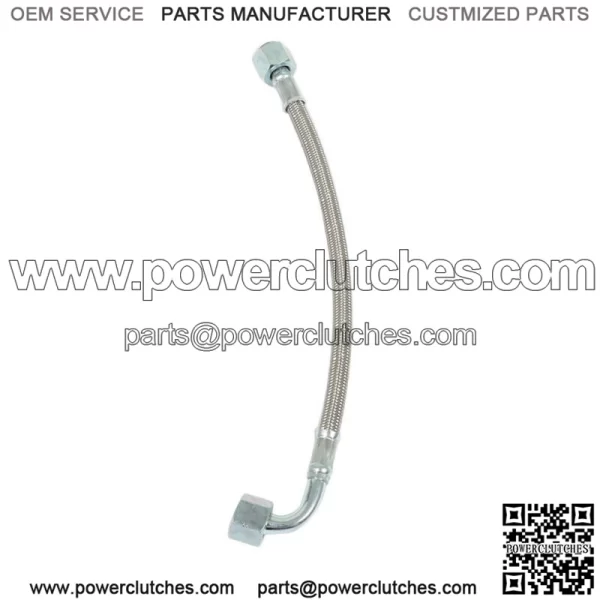 Turbo Oil Feed Line Tube W/ Connectors For Dodge Ram 5.9L 6.7L Cummins