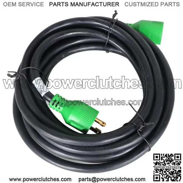 25/50Ft Generator Extension Power Cord Copper Wire L14-30 30 Amp Power Inlet Box - Image 4