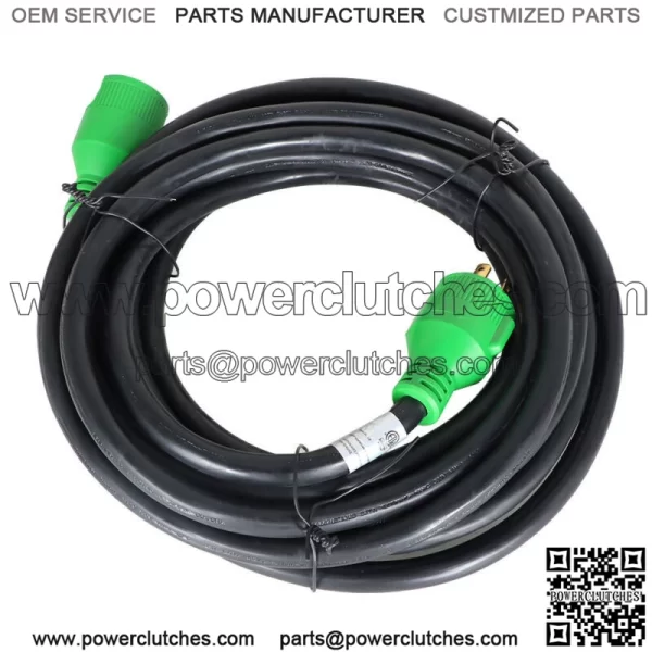 25/50Ft Generator Extension Power Cord Copper Wire L14-30 30 Amp Power Inlet Box - Image 5