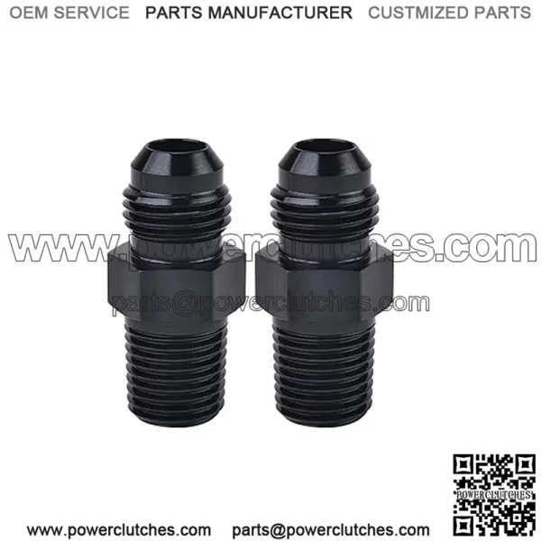 AN3 male to 1/8NPT 2-pack