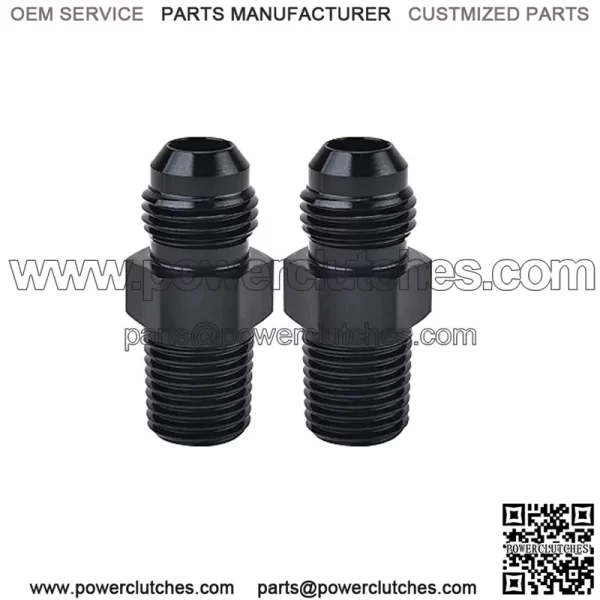 AN4 male to 1/8NPT 2-pack