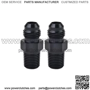 AN4 male to 3/8NPT 2-pack