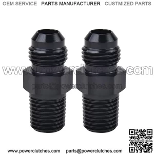 AN6 male to 1/4NPT 2-pack
