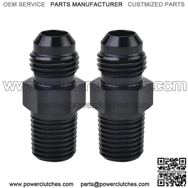 AN6 male to 1/2NPT 2-pack