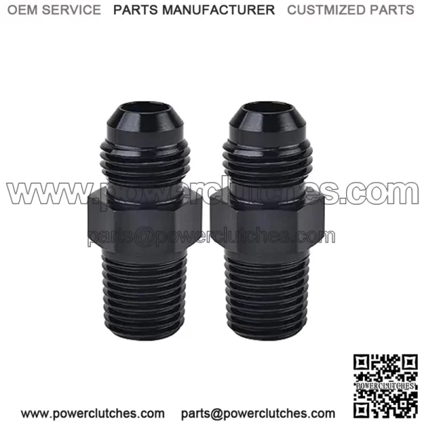 AN10 male to 3/8NPT 2-pack