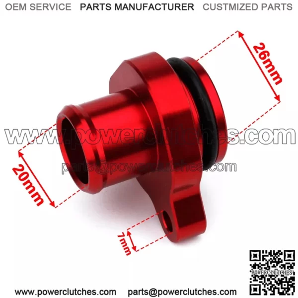 BMW water pipe connector#red - Image 2