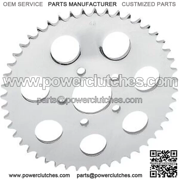 1210-0368 Chrome 530 Chain Conversion Rear Sprocket 49 Teeth
