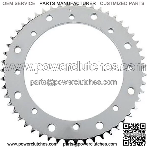 1210-2668 Chromed 51 Tooth Rear Sprocket