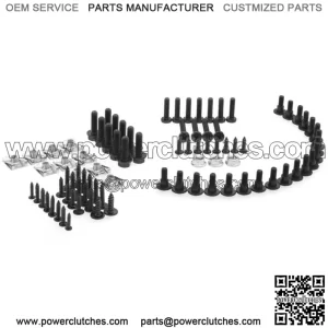 Peugeot Speedfight 2 AC LC Trim Black Clamps Screw Kit