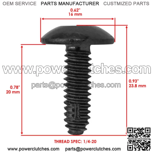 7518280 Body Torx Screw Bolt For Polaris Ranger 400 10-14, 800 09-14, 900 11-14 - Image 2