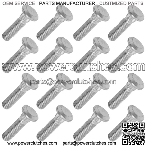 Wheel Hub Bolt For John Deere RSX850 RSX860 XUV550 XUV560 XUV590 (QTY 16)