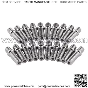 Short 50mm reverse bolt M12*1.5-M12*1.5