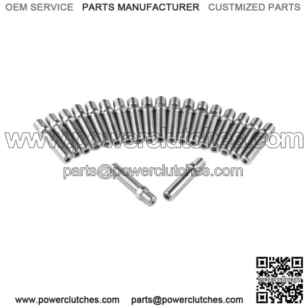 Short 50mm reverse bolt M12*1.25-M12*1.5
