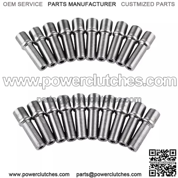 Short 50mm reverse bolt M14*1.5-M12*1.5