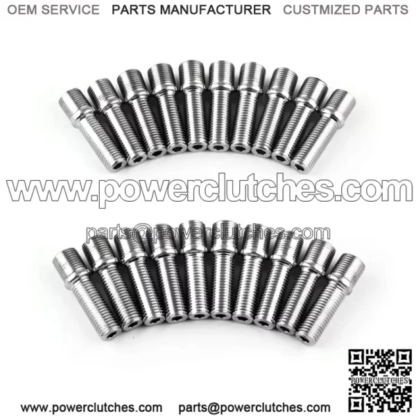 Short 50mm reverse bolt M14*1.5-M12*1.5 - Image 3