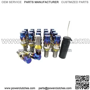 Titanium alloy hollow cone mouth anti-theft German bolt M14*1.5 28mm