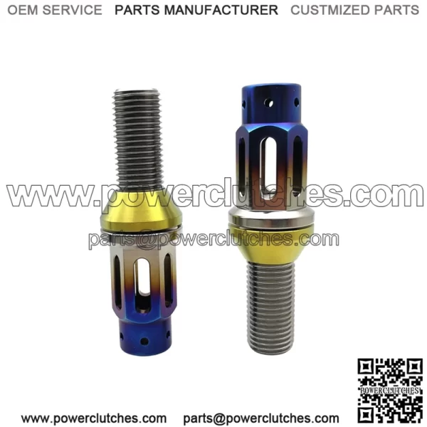Titanium alloy hollow cone mouth anti-theft German bolt M14*1.5 28mm - Image 3