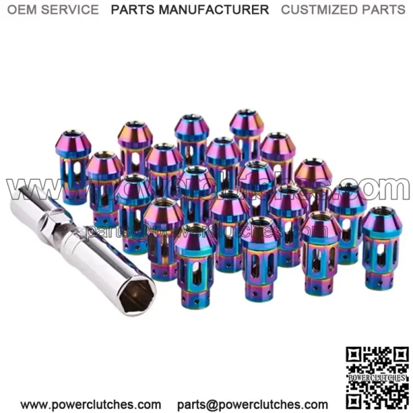 50mm titanium alloy hollow nut M12*1.25