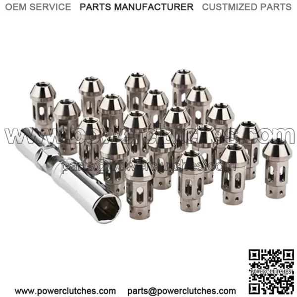 50mm titanium alloy hollow nut M14*1.5