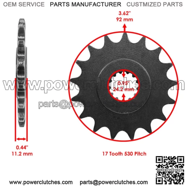 Drive Chain and Sprockets for Yamaha YZF-R7 1999 Link 180 Pitch 530 - Image 2