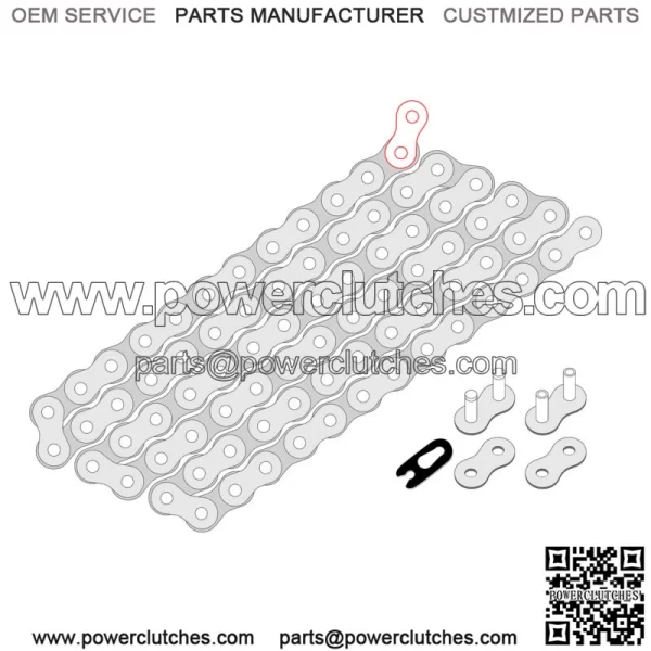 Drive Chain and Sprockets for Suzuki RMX250 1989-1998 520 Pitch 114 Link - Image 2