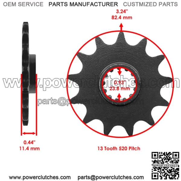Drive Chain and Sprockets for Suzuki RMX250 1989-1998 520 Pitch 114 Link - Image 3
