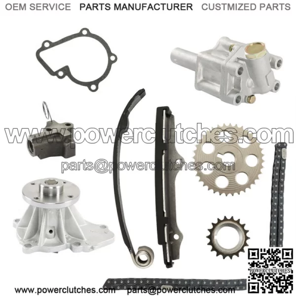 Timing Chain + Oil Pump + Water Pump Kit for Nissan Pickup D21 240SX 2.4L 1989-1997