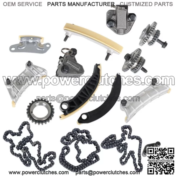 For 07-15 3.6L 3.0L Cadillac Buick Chevy Saturn Pontiac DOHC Timing Chain Kit