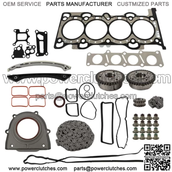 For Land Rover Range Rover Evoque 2.0L 2011- Timing Chain Kit+ 2VVT