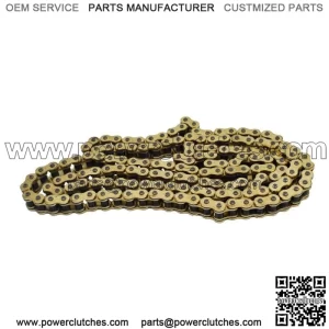 Gold 530x150 O-Ring Drive Chain Motorcycle 530 Pitch 150 Links 8200# Tensile