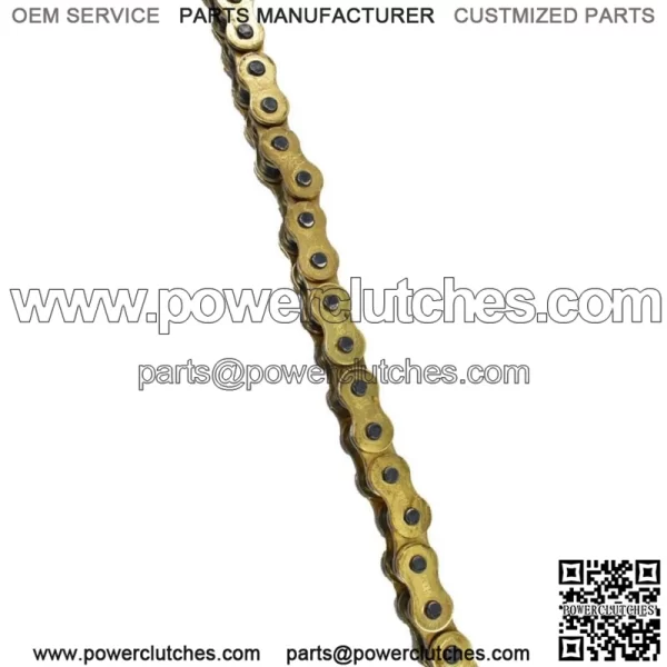 Gold 530x150 O-Ring Drive Chain Motorcycle 530 Pitch 150 Links 8200# Tensile - Image 4