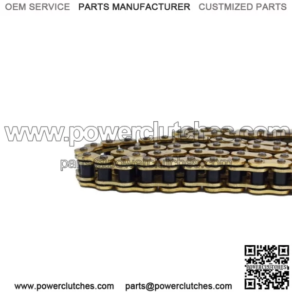 Gold 530x150 O-Ring Drive Chain Motorcycle 530 Pitch 150 Links 8200# Tensile - Image 5