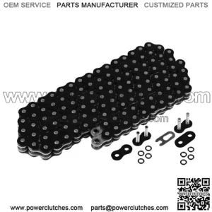 O-Ring Drive Chain for Honda TRX450R 2004 2005 2006 2007 2008 Black (For: Honda)