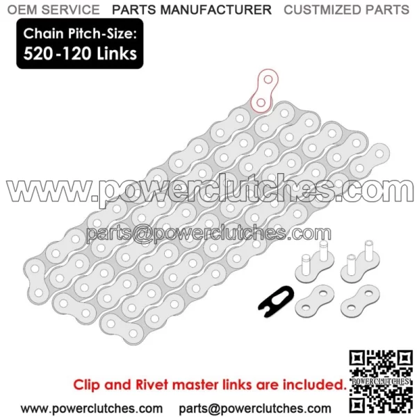 Drive Chain & Sprockets Kit for Honda TRX450R TRX450ER 2006-2014 (For: Honda) - Image 2