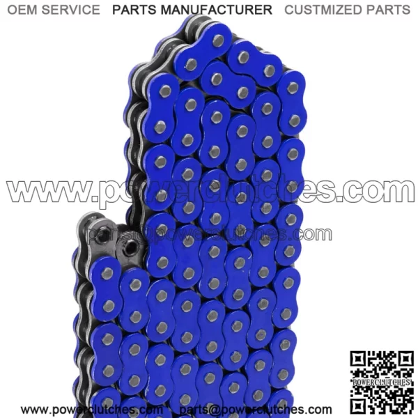 O-Ring Blue Drive Chain for Yamaha Raptor 700 YFM700R Se 2006-2013 (For: Yamaha Raptor 700) - Image 4