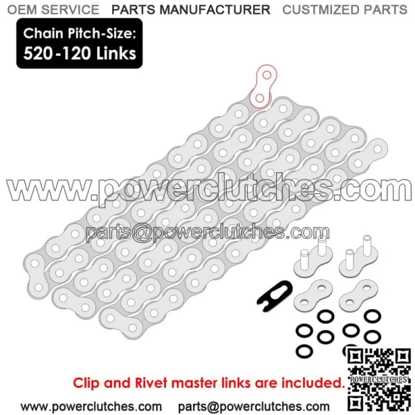 O-Ring Drive Chain & Sprockets Kit for Yamaha Raptor 700 YFM700R 2006-2016 (For: Yamaha Raptor 700) - Image 2