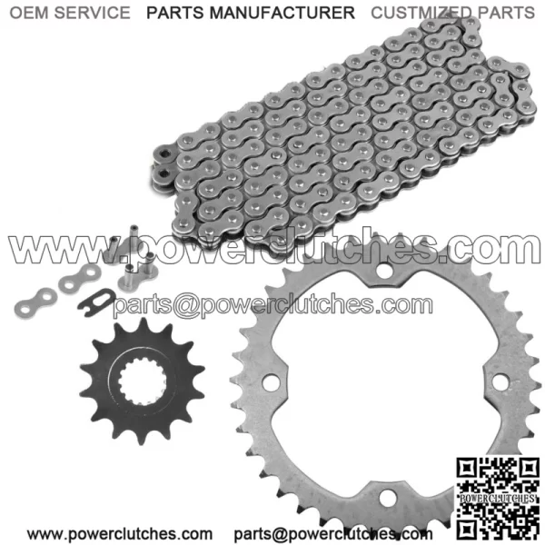 Drive Chain & Sprockets For Yamaha Raptor 700 YFM700 2013-2023 YFZ450  2004-2013 (For: Yamaha Raptor 700)