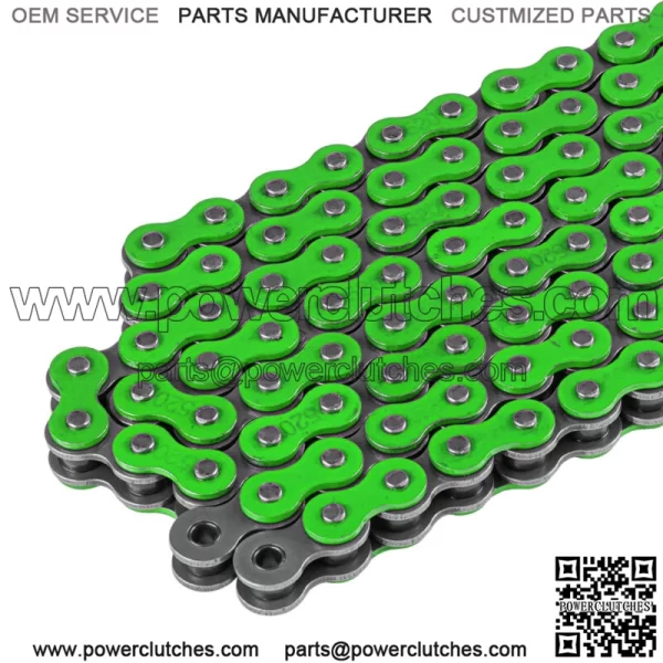 Green Drive Chain for Yamaha Blaster 200 YFS200 1988-2006 (For: Yamaha YFS200) - Image 2