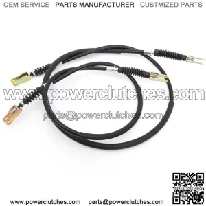 48-1/2" & 38-3/8" Golf Cart Rear Brake Cable for Yamaha G1 Gas G1E G2E G9E 78-89